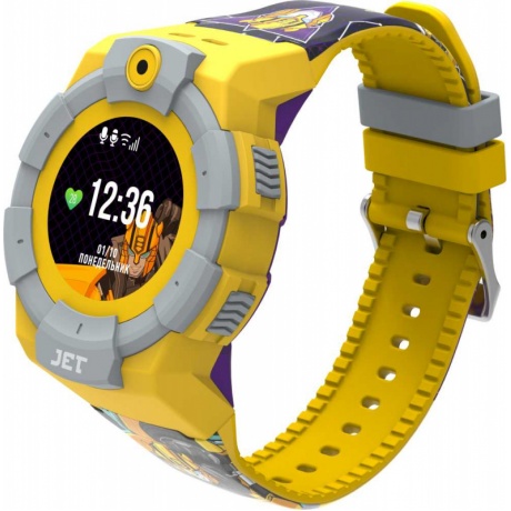 Детские умные часы Jet Kid Transformers Bumblebee (желтый) - фото 2