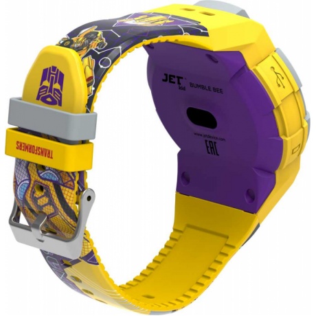 Детские умные часы Jet Kid Transformers Bumblebee (желтый) - фото 4