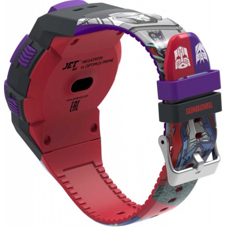 Детские умные часы Jet Kid Transformers Megatron vs Optimus Prime (черный/фиолетовый) - фото 4