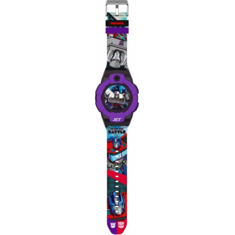 Детские умные часы Jet Kid Transformers Megatron vs Optimus Prime (черный/фиолетовый) - фото 6