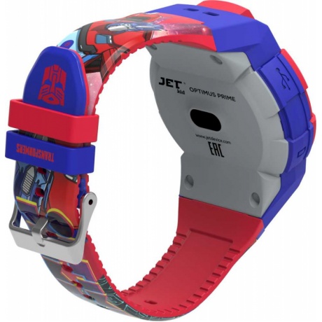 Детские умные часы Jet Kid Transformers Optimus Prime синий/красный - фото 3