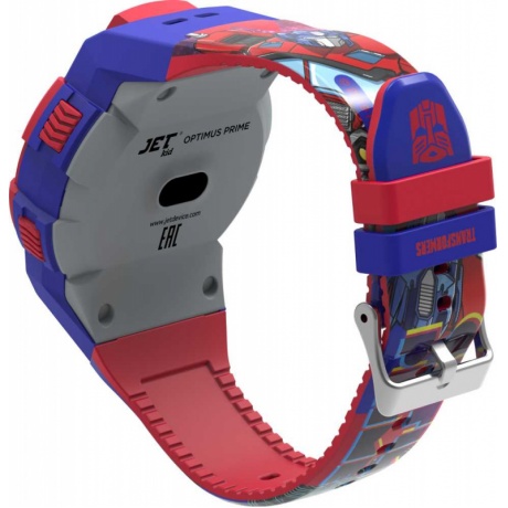 Детские умные часы Jet Kid Transformers Optimus Prime синий/красный - фото 4