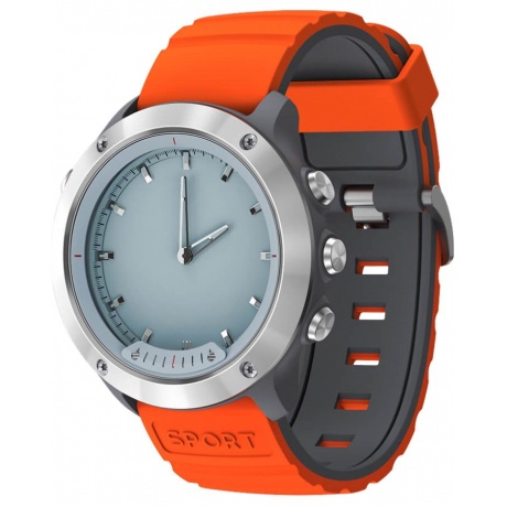 Умные часы GEOZON Hybrid Black-Orange - фото 1