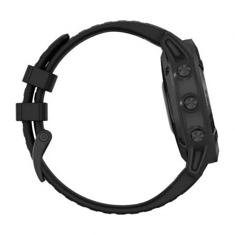 Умные часы Garmin Fenix 6 PRO с GPS (черные с черным ремешком 010-02158-02) - фото 5