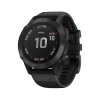 Умные часы Garmin Fenix 6 PRO с GPS (черные с черным ремешком 01...