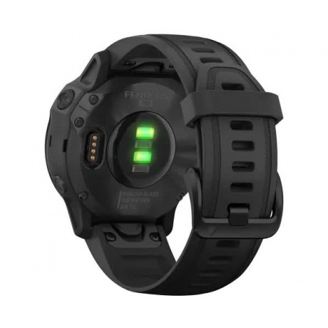 Умные часы Garmin Fenix 6S PRO с GPS (черные с черным ремешком 010-02159-14) - фото 9