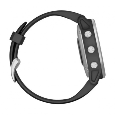 Умные часы Garmin Fenix 6S с GPS (серебристые с черным ремешком 010-02159-01) - фото 4
