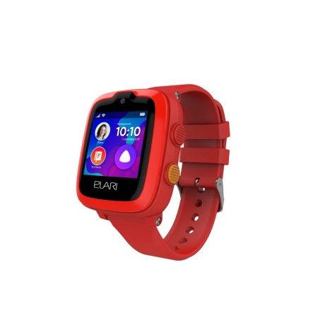 Детские умные часы Elari KidPhone-4G красные - фото 1
