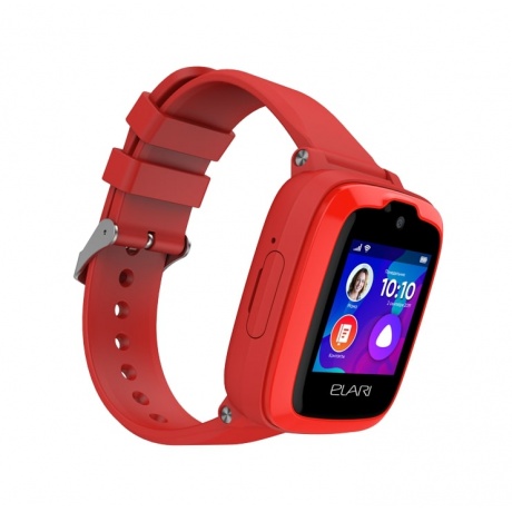 Детские умные часы Elari KidPhone-4G красные - фото 3