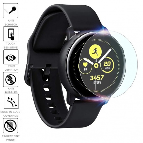 Защитная пленка Zibelino TG для Samsung Galaxy Watch Active 2 R820 2019 (ZTP-SAM-R820) - фото 2