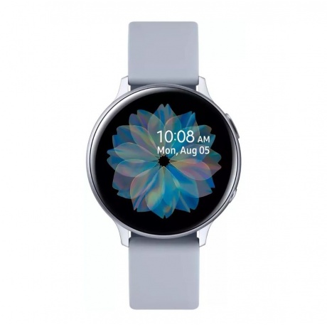 Умные часы Samsung Galaxy Watch Active 2 44мм размер S/M (SM-R820NZSRSER) серебристый - фото 1