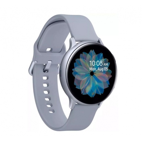 Умные часы Samsung Galaxy Watch Active 2 44мм размер S/M (SM-R820NZSRSER) серебристый - фото 4