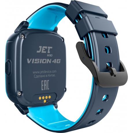 Детские умные часы Jet Kid Vision 4G синий - фото 5