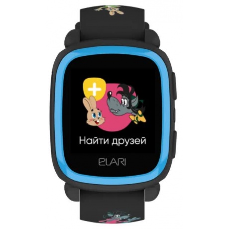 Детские часы Elari KidPhone (Ну, погоди) черные - фото 2