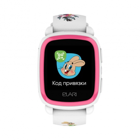 Детские часы Elari KidPhone (Ну, погоди) белые - фото 1