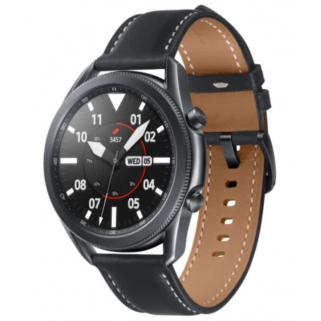 Умные часы Samsung Galaxy Watch 3 45мм Super AMOLED черный (SM-R840NZKACIS) - фото 3