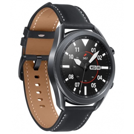 Умные часы Samsung Galaxy Watch 3 45мм Super AMOLED черный (SM-R840NZKACIS) - фото 4