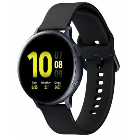 Умные часы Samsung Galaxy Watch Active2 44мм Super AMOLED черный (SM-R820NZKRSER) - фото 1