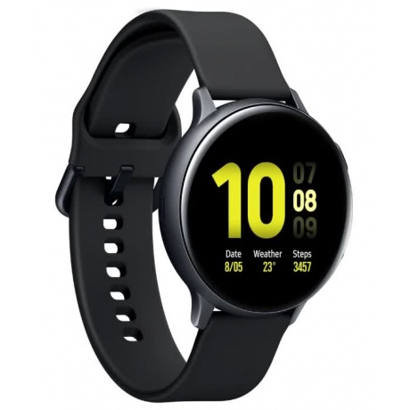 Умные часы Samsung Galaxy Watch Active2 44мм Super AMOLED черный (SM-R820NZKRSER) - фото 2