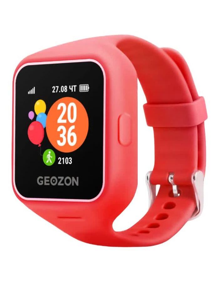 Умные часы Geozon Life Red умное носимое устройство смарт часы geozon life red