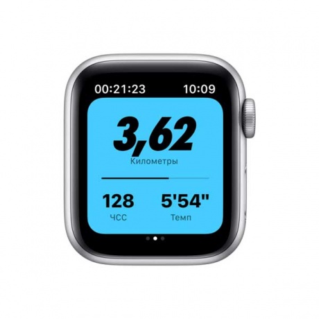 Умные часы Apple Watch Nike Series 6 40mm Silver Aluminium Case with Pure Platinum (M00T3RU/A) - фото 6