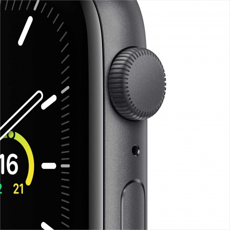 Умные часы Apple Watch SE 44mm Space Grey Aluminium Case with Black (MYDT2RU/A) - фото 2