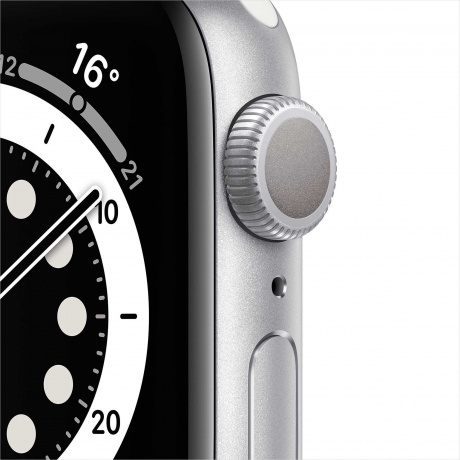 Умные часы Apple Watch Series 6 40mm Silver Aluminium Case with White (MG283RU/A) - фото 2