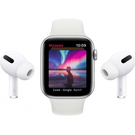 Умные часы Apple Watch Series 6 40mm Silver Aluminium Case with White (MG283RU/A) - фото 10