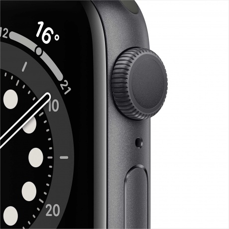 Умные часы Apple Watch Series 6 40mm Space Grey Aluminium Case with Black (MG133RU/A) - фото 2