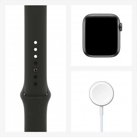 Умные часы Apple Watch Series 6 40mm Space Grey Aluminium Case with Black (MG133RU/A) - фото 9