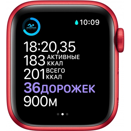 Умные часы Apple Watch Series 6 44mm Red Aluminium Case with Red (M00M3RU/A) - фото 6