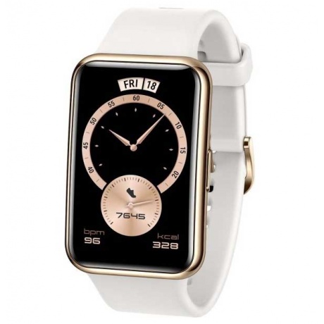 Умные часы Huawei Watch Fit Elegant Frosty White - фото 1