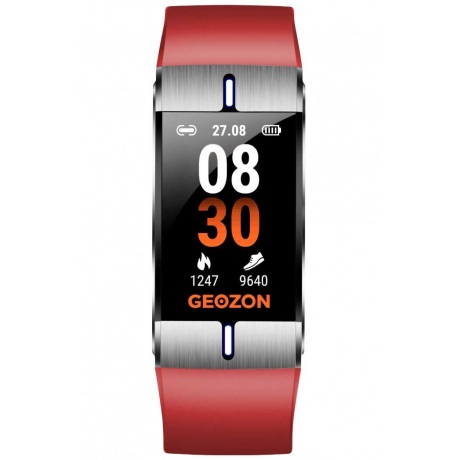 Фитнес-браслет Geozon Band Fit Plus (G-SM14RED) Red - фото 2