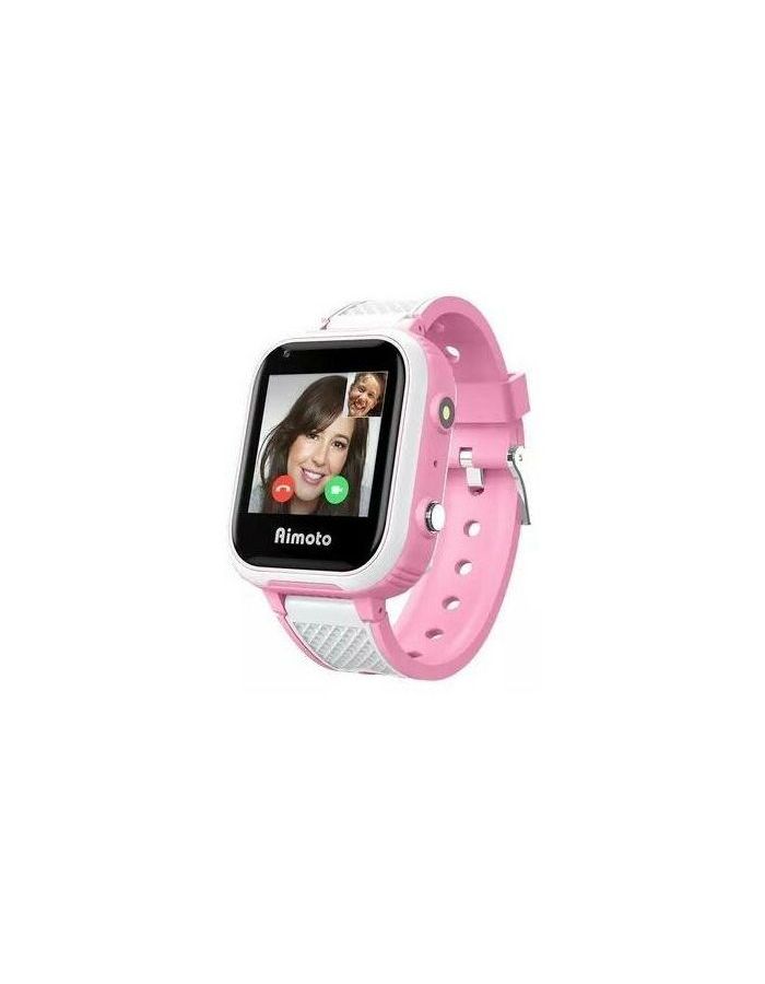 детские часы jet view 4g pink grey Детские умные часы Aimoto Pro Indigo 4G Pink