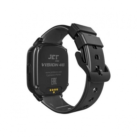 Детские умные часы Jet Kid Vision 4G черный- серый - фото 6