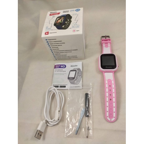 Детские умные часы Aimoto Pro Indigo 4G Pink уцененный (гарантия 14 дней) - фото 4