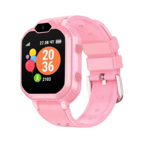 Детские умные часы Geozon Kid Aqua Plus Pink G-W19PNK - фото 1