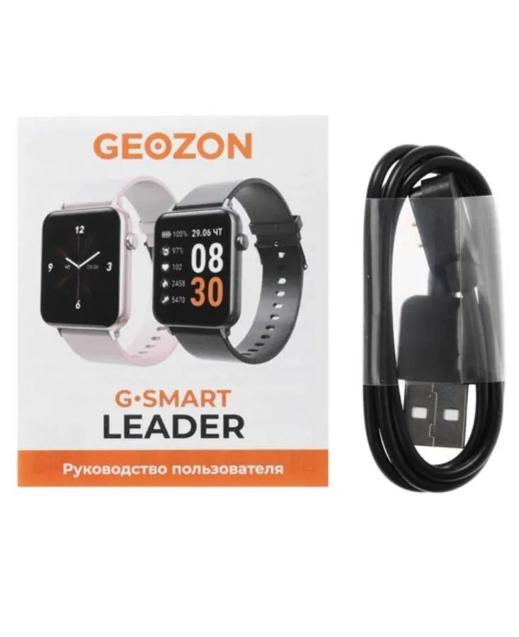 Умные часы Geozon Leader Pink G-SM20PNK - фото 9