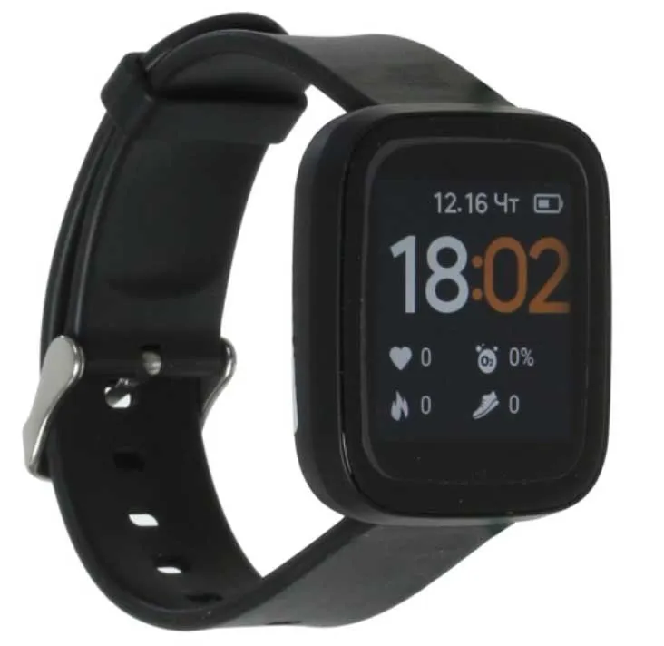 Умные часы Geozon Marathon Black G-SM19BLK - фото 2