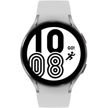 Умные часы Samsung Galaxy Watch 4 SM-R870 (44mm) серебро (SM-R870NZSACIS) уцененный (гарантия 14 дней) - фото 1