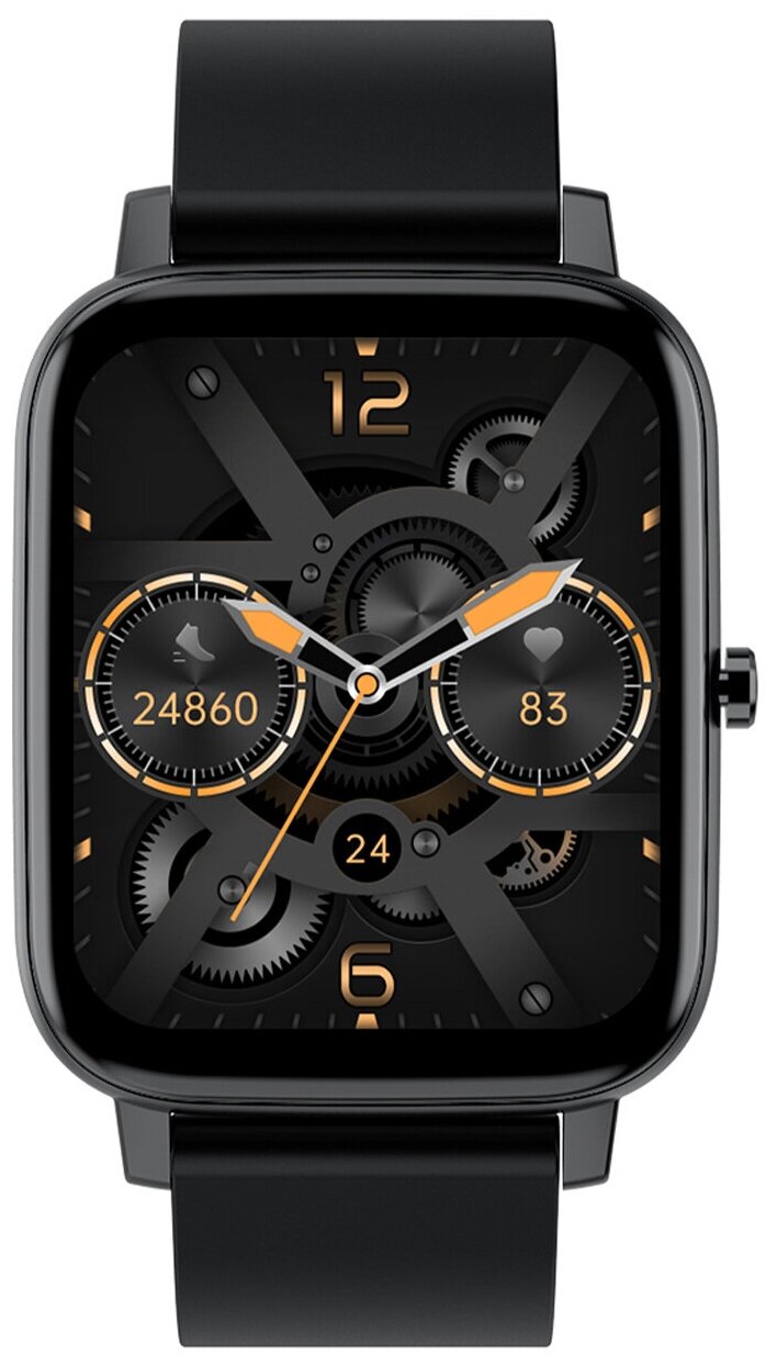 Умные часы Digma Smartline E5 Black часы digma smartline e3 e3b 1 4 tft черный 1497171