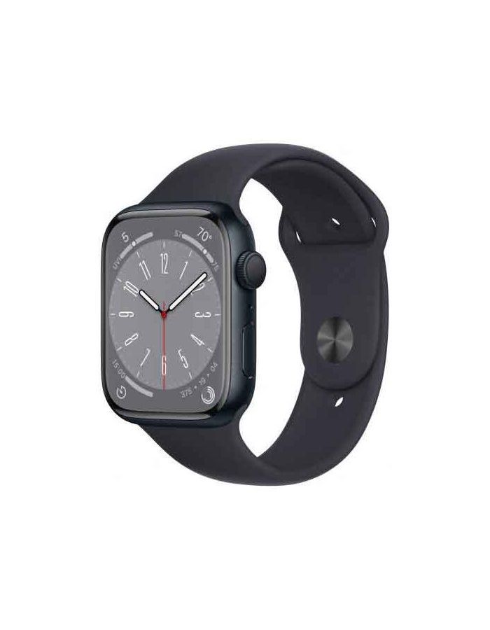 Умные часы Apple Watch Series 8 41mm Sport S/M (MNU73LL/A) Midnight умные часы apple watch series 8 41мм белый 41mm s m уценка