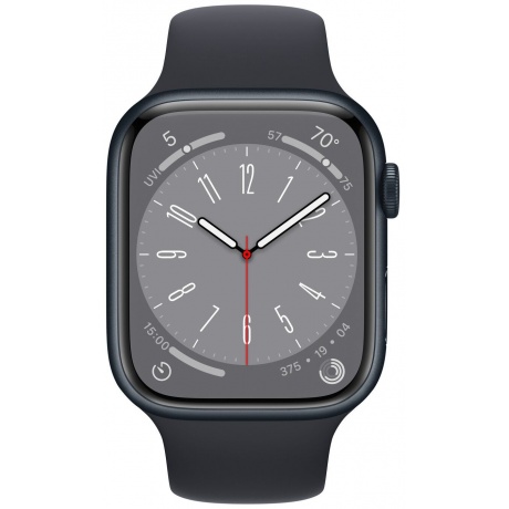 Умные часы Apple Watch Series 8 45mm Sport S/M (MNUJ3LL/A) Midnight - фото 2