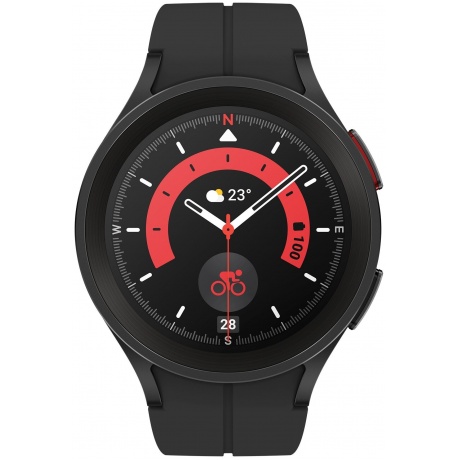 Смарт-часы Samsung Galaxy Watch 5 Pro 45мм черный (SM-R920NZKAMEA) - фото 2