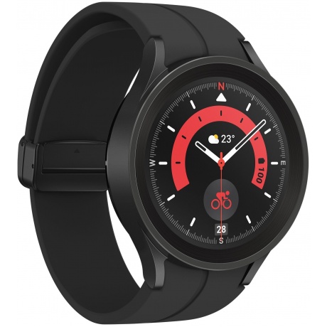 Смарт-часы Samsung Galaxy Watch 5 Pro 45мм черный (SM-R920NZKAMEA) - фото 3