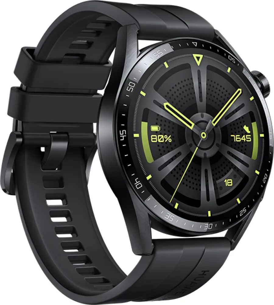 Смарт-часы HUAWEI WATCH GT3 Jupiter-B29 Black комплект защитных пленок для смарт часов honor magic watch 2 46mm 4шт глянцевая не стекло защитная прозрачная