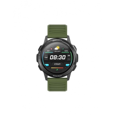 Умные часы BQ Watch 1.3 Black/Dark Green - фото 1