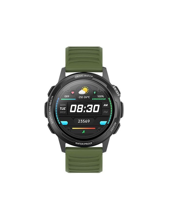 цена Умные часы BQ Watch 1.3 Black/Dark Green