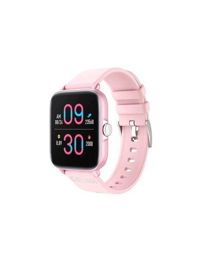 Умные часы Colmi P28 Plus Silicone Strap Pink-Pink bracelet y20 pro p8 p28 plus dt94 dt88 pro gw33 p22 gt20 dt36 dw11 watchband silicone strap 20mm