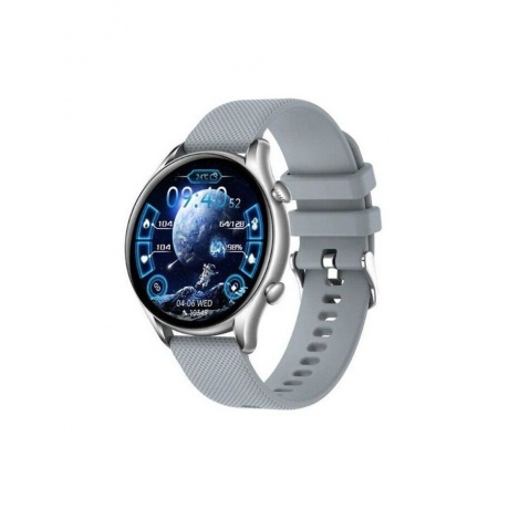 Умные часы Colmi i20 Silicone Strap Silver-Grey - фото 1